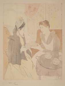 Iltapäivän teekutsut tekijältä Mary Cassatt