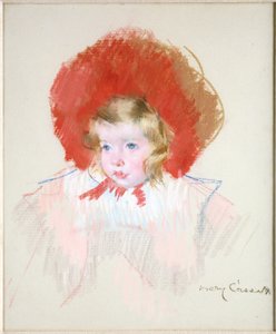 Lapsi punaisessa hatussa tekijältä Mary Cassatt
