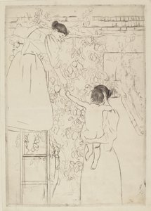 Hedelmien kerääminen tekijältä Mary Cassatt