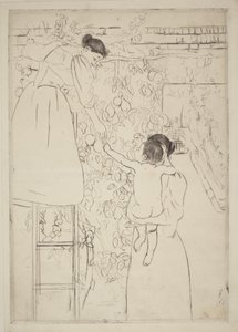 Hedelmien kerääminen tekijältä Mary Cassatt