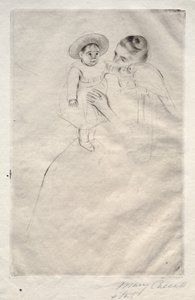 Hélène of Septeuil, n. 1891. tekijältä Mary Cassatt