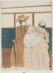 Omnibussissa tekijältä Mary Cassatt