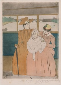Omnibussissa tekijältä Mary Cassatt
