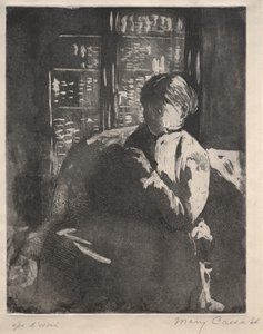Neulominen kirjastossa tekijältä Mary Cassatt