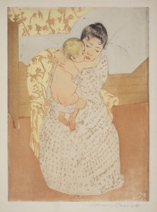 Äidillinen hyväily tekijältä Mary Cassatt