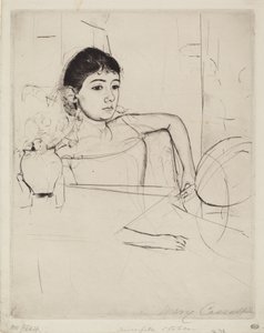 Mimi brunettina tekijältä Mary Cassatt