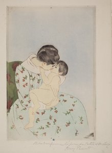 Äidin suudelma tekijältä Mary Cassatt