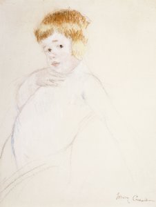 Study for the Baby for The Caress, n. 1902 tekijältä Mary Cassatt