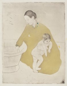 Kylpylä, 1890-1891. tekijältä Mary Cassatt