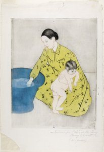 Kylpylä, 1890-91 tekijältä Mary Cassatt