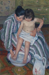 Lapsen kylpy tekijältä Mary Cassatt