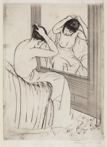 Coiffure tekijältä Mary Cassatt