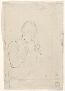 The Letter verso, 1890-1891. tekijältä Mary Cassatt