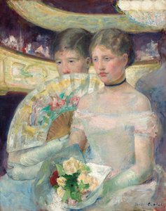 The Loge, c. 1878-1880. tekijältä Mary Cassatt