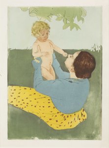 Hevoskastanjapuun alla tekijältä Mary Cassatt