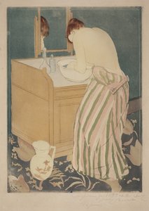 Kylpevä nainen tekijältä Mary Cassatt