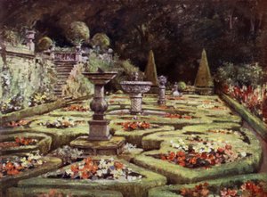 Scottish Gardens: Dalzell (väri litho)