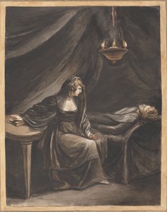 Lady Percy katsomassa Sleeping Hotspuria