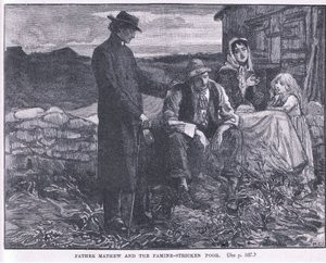Isä Matthew ja nälänhätä koetti köyhiä jKr 1845 tekijältä Mary L. Gow