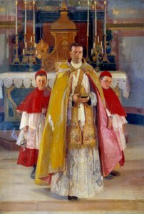 Muotokuva Abbé Toussaint maalauksesta Mary Mac Monniesin (1858-1946). Vernon, Poulain-museo tekijältä Mary Louise MacMonnies