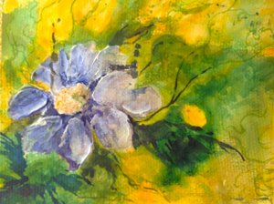 klematis ilta-auringossa tekijältä Mary Smith