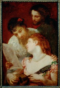 Musiikillinen juhla ... (maalaus kankaalle) tekijältä Mary Stevenson Cassatt