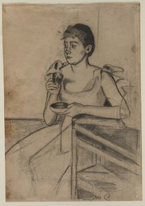 Illallisen jälkeinen kahvi tekijältä Mary Cassatt