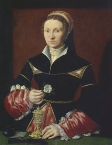Naisen muotokuva, 1536 tekijältä Master A.W.