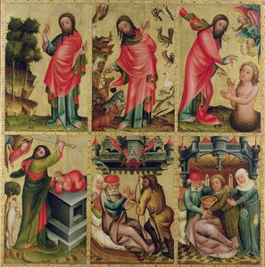 Hampurin Pyhän Pietarin alttarin vasen sisäsiipi, Grabower-alttari (tempera paneelissa) tekijältä Master Bertram of Minden