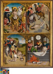 The Legend of St. George, n. 1500-10 (öljy paneelissa) tekijältä Master Bruges