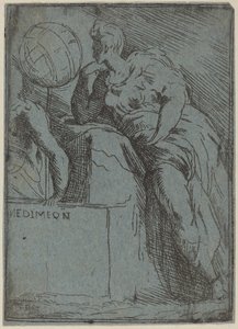 Endymion tekijältä Master F.P. after Parmigianino