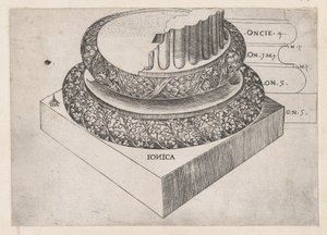 Rooman loiston peili: Ioninen pohja, n. 1537, n. 1537