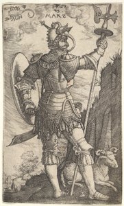 Mars teoksesta The Gods Who Presid Over the Planet, 1528.
