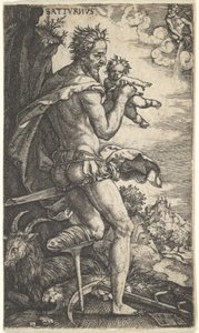 Saturnus julkaisusta The Gods Who Presid Over the Planets, 1525.