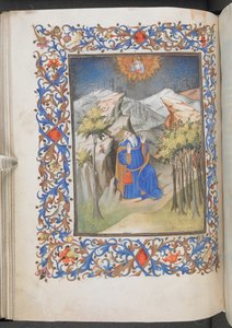 David rukouksessa, Anjou Hours, Egerton 1070, f.44v (vellum)