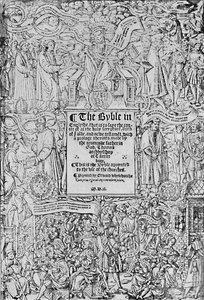 Suuren Raamatun otsikkosivu, 1540, 1903 tekijältä Master of Francois de Rohan