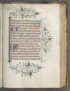 Tuntikirja (Utrechtin käyttö): fol. 175r, teksti.