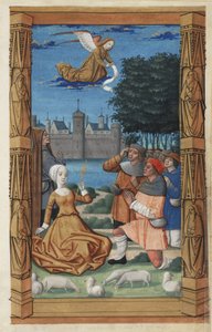 Ilmestyskirja paimenille, tuntikirja, n.1485.
