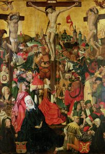 Ristiinnaulitseminen, noin 1500 (ks. myös 148971). tekijältä Master of Hamburg