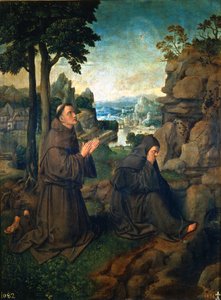 "Francis of Assisi" tekijältä Master of Hoogstraaten