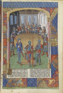 Järven Lancelot. Kuningas Arthur ja pyöreän pöydän ritarit, 1494.