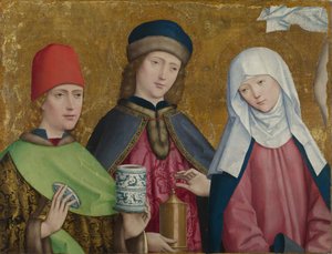 Pyhät Cosmas ja Damian ja neitsyt Liesbornin alttaritaulu, n. 1470-1480