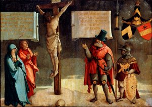 Ristiinnaulitseminen lahjoittajien kanssa, 1500-luku.
