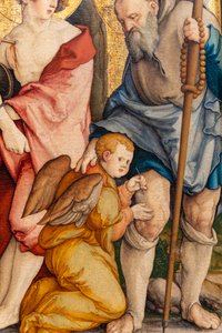 Saksa: Die Heiligen Sebastian und Rochus Pyhät Sebastian ja Rochus tekijältä Master of Messkirch