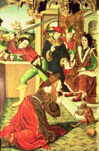 Pyhän Eulalia Meridan marttyyrikuolema tekijältä Master of Paredes