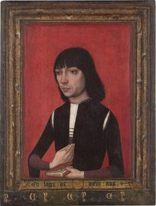 Hollanti: Muotokuva Fonsecan perheen nuoresta miehestä Muotokuva Fonsecan perheen nuoresta miehestä tekijältä Master of Portraits of Princes