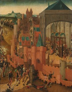 Rhenenin piiritys Jan II van Kleefin Rhenenin valloitus vuonna 1499 tekijältä Master of Rhenen