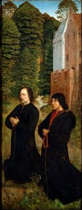 "Suutamiesten killan kaksi edustajaa", c1492-c1494 tekijältä Master of Saint Crispin and Crispinian
