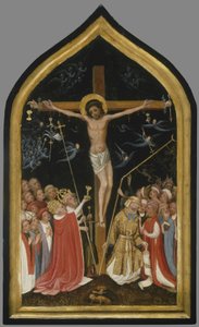 Kristus elävällä ristillä, 1420-30 tekijältä Master of Saint Veronica