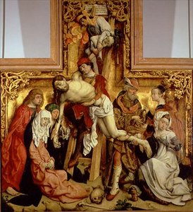Laskeutuminen ristiltä (öljy paneelissa) tekijältä Master of St. Bartholemew